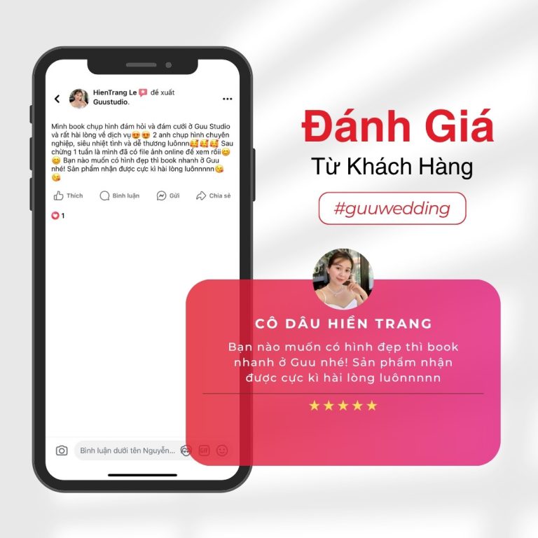Đánh giá Guu Wedding - Chụp Ảnh Cưới BMT (3)