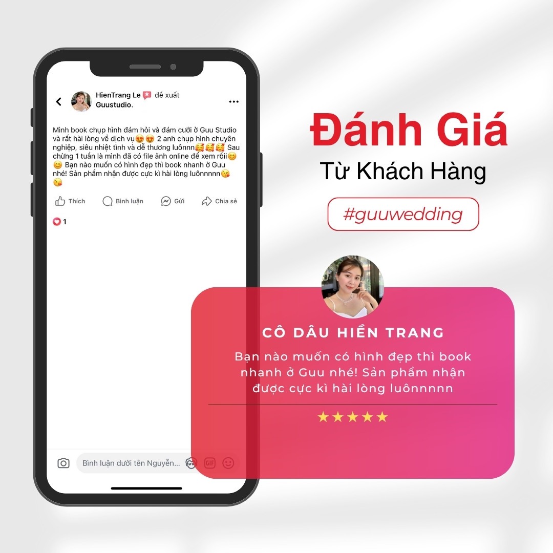 Đánh giá Guu Wedding - Chụp Ảnh Cưới BMT (3)